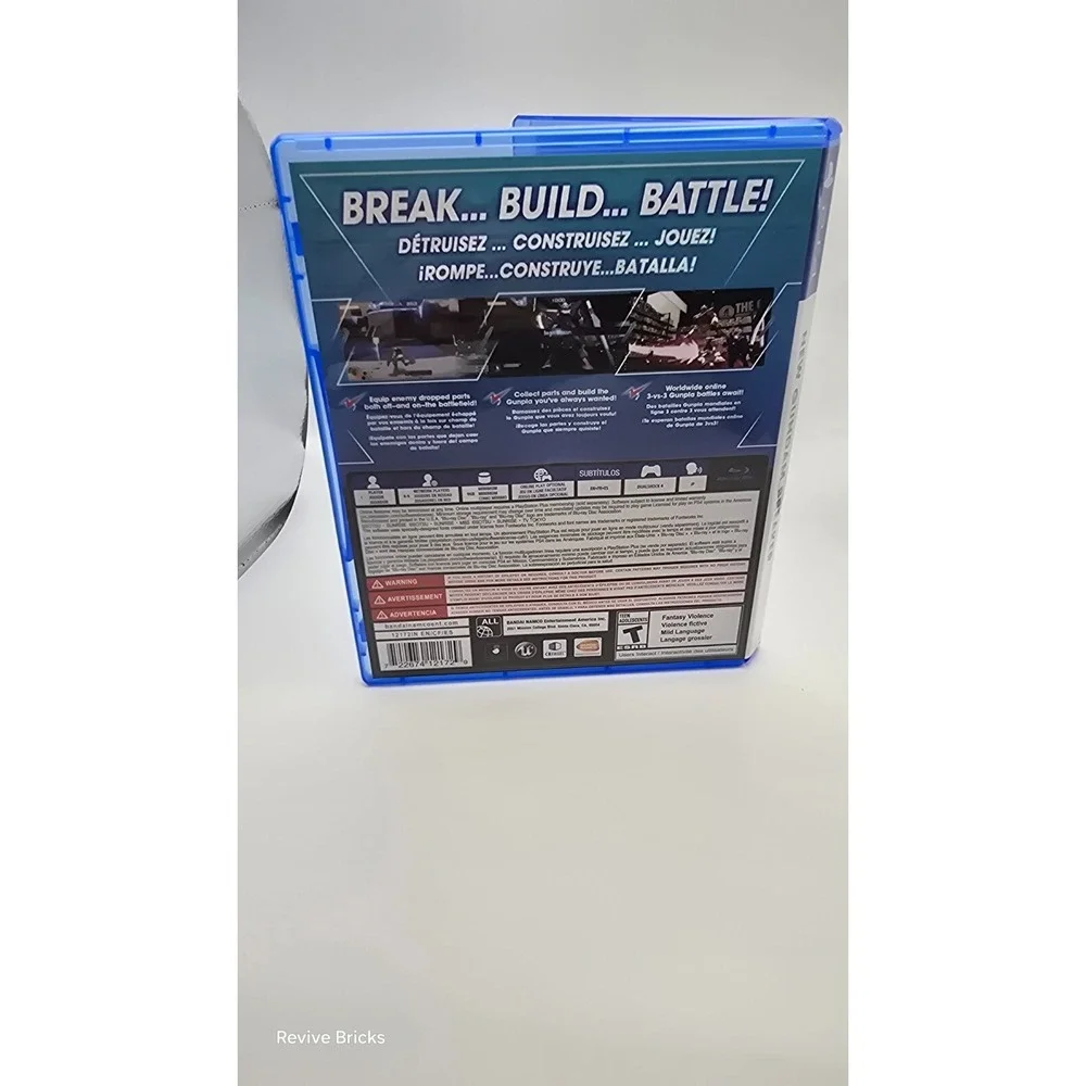 New Gundam Breaker (Sony PlayStation 4, PS4, 2018) Game and Case‎ Tested Working